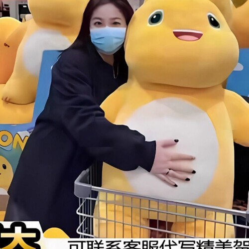 山姆奶龙同款公仔超大号玩偶抱枕睡觉布娃娃毛绒玩具儿童生日礼物