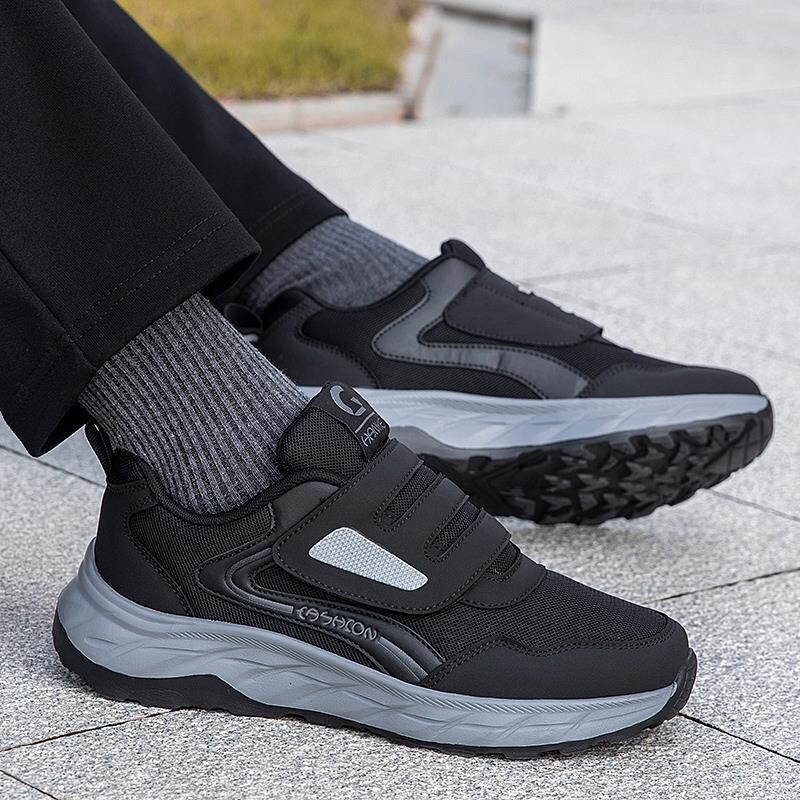 老人健步鞋秋季轻便爸爸鞋中老年鞋防滑运动休闲老北京布鞋妈妈鞋