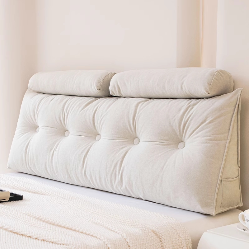 时尚靠枕榻榻米床头软包靠背飘窗沙发靠垫三角护腰防撞软垫可拆洗