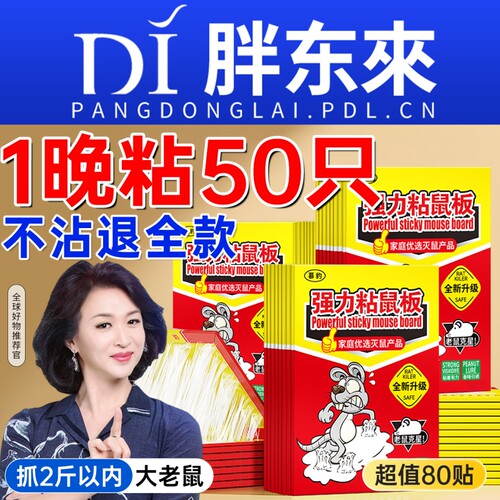 强力胶老鼠贴粘鼠板大老鼠扑捉灭鼠家用捕鼠神器新款新型超强力抓