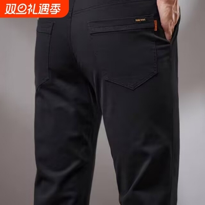 工装裤子男款修身百搭男裤2025秋冬新款直筒宽松弹力男士休闲长裤