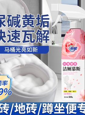 马桶厕所清洁剂泡泡洁厕灵除臭液去黄尿碱强力除垢慕斯喷雾卫生间