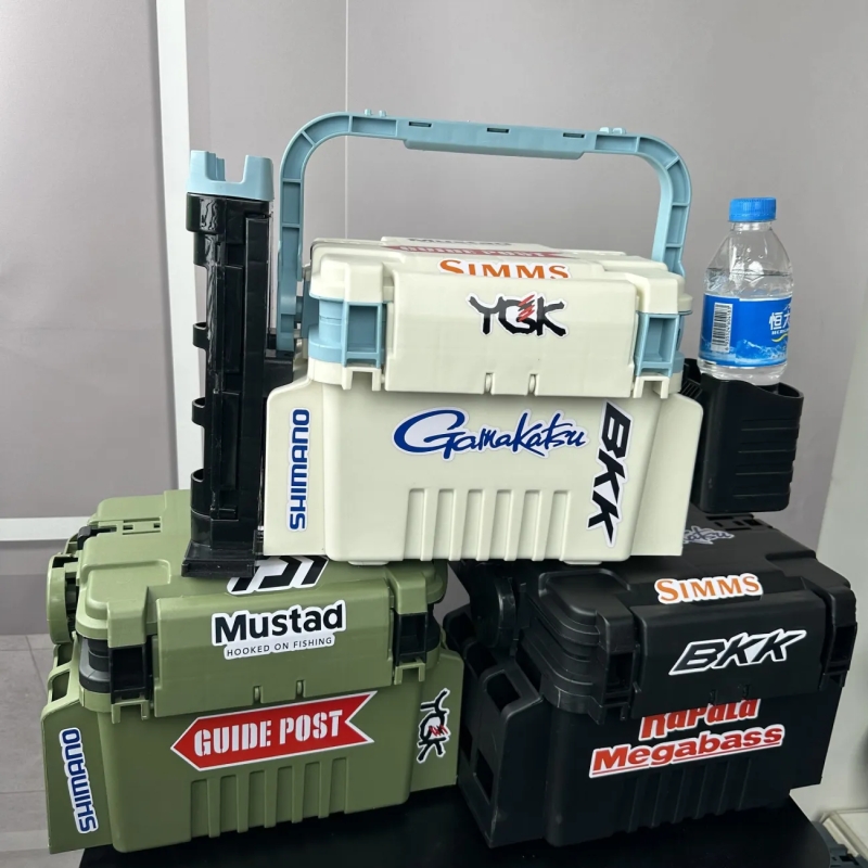 热销路亚箱加厚可坐可提大容量收纳箱配件收纳钓箱