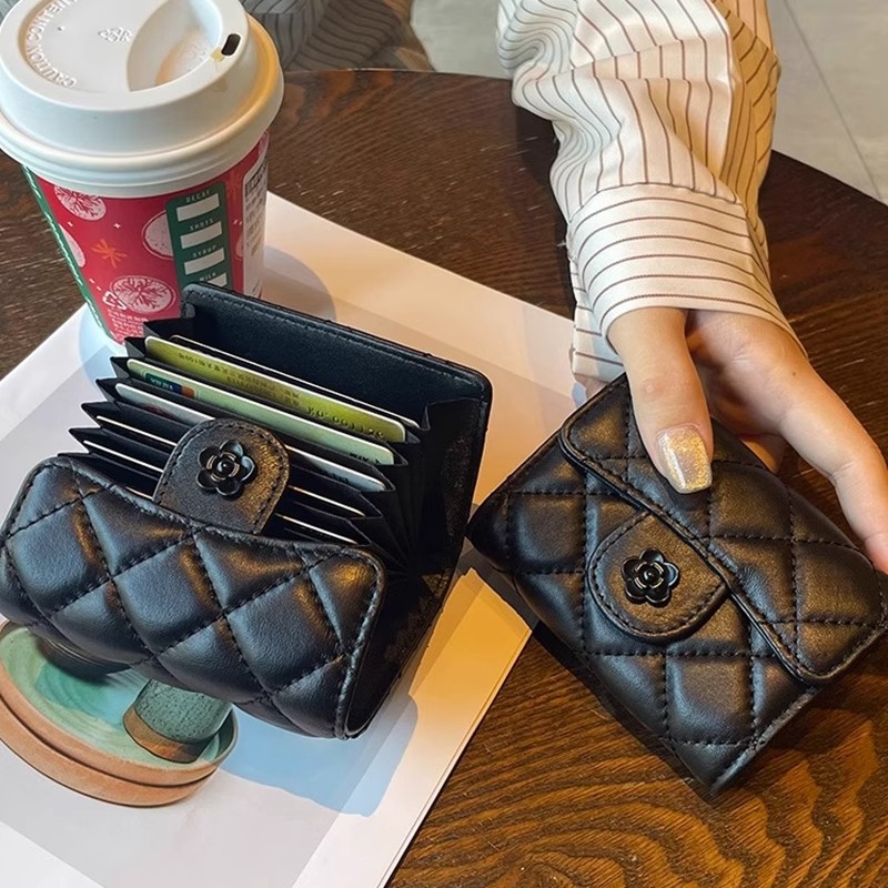 2025新款精致风琴卡包大容量多卡位女士卡包简约时尚轻便证件卡包