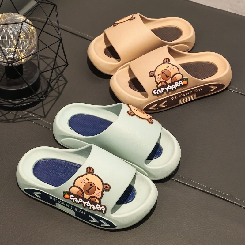 儿童拖鞋夏季男童室内软底防滑浴室洗澡中小童家用男孩宝宝凉拖鞋