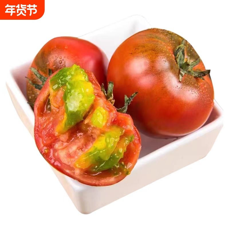 铁皮草莓柿子丹东西红柿新鲜自然熟应季碱地生吃水果番茄5斤精选,水产肉类/新鲜蔬果/熟食,番茄,淘宝优惠券,粉丝福利购,淘宝优惠卷