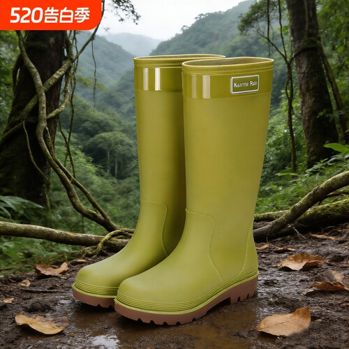 户外穿时尚特高筒雨林徒步涉水鞋