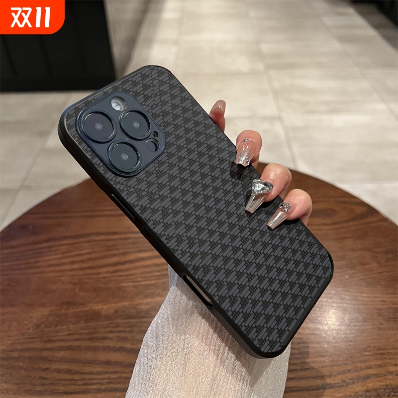 简约皮质可防摔手机壳