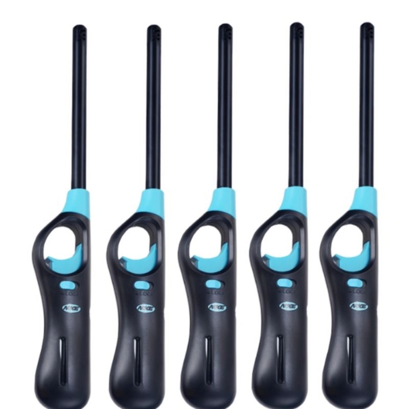 卓业电子点火枪商用煤气灶点火器充气打火机长手柄饭店厨房燃气炉