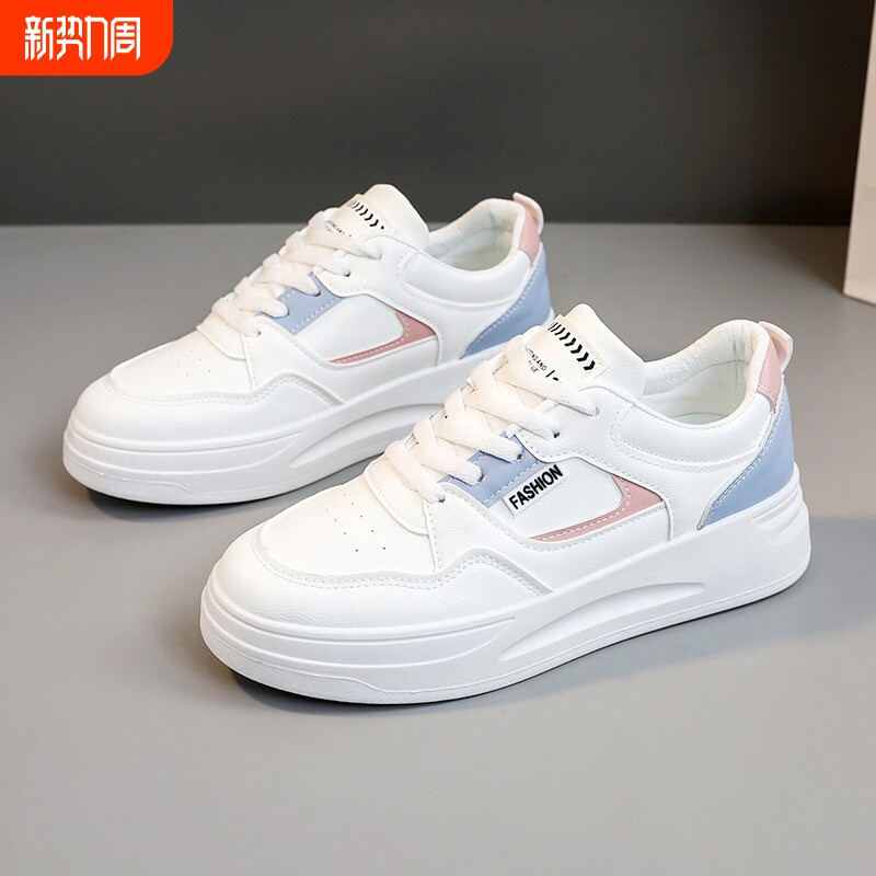 回力板鞋女2026新款女士运动鞋网面透气小白鞋平底防滑皮面休闲鞋