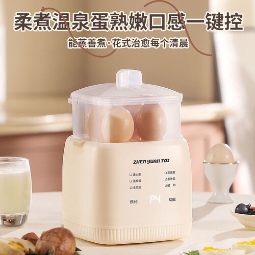 多功能温泉机溏煮蛋蛋蒸器家用蒸蛋神器心蛋羹断电器煮蛋早餐自动