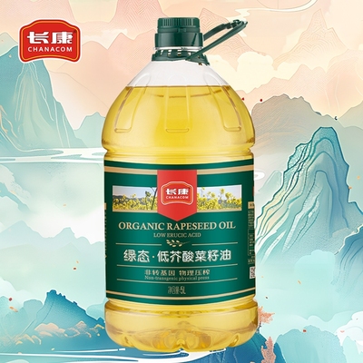长康低芥酸菜籽油5L非转基因压榨