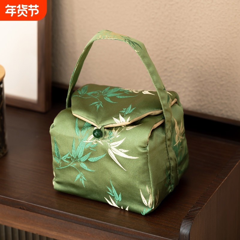 中式布艺复古茶杯收纳包便携户外旅行茶具套装布袋手提袋茶事布包,餐饮具,茶道/零配,淘宝优惠券,粉丝福利购,淘宝优惠卷