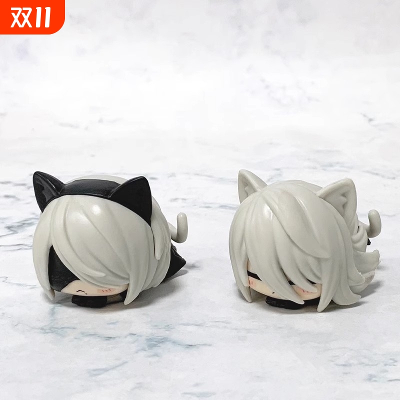 尼尔机械纪元Q版趴趴2B A2手办动漫扭蛋潮玩公仔摆件玩具景品