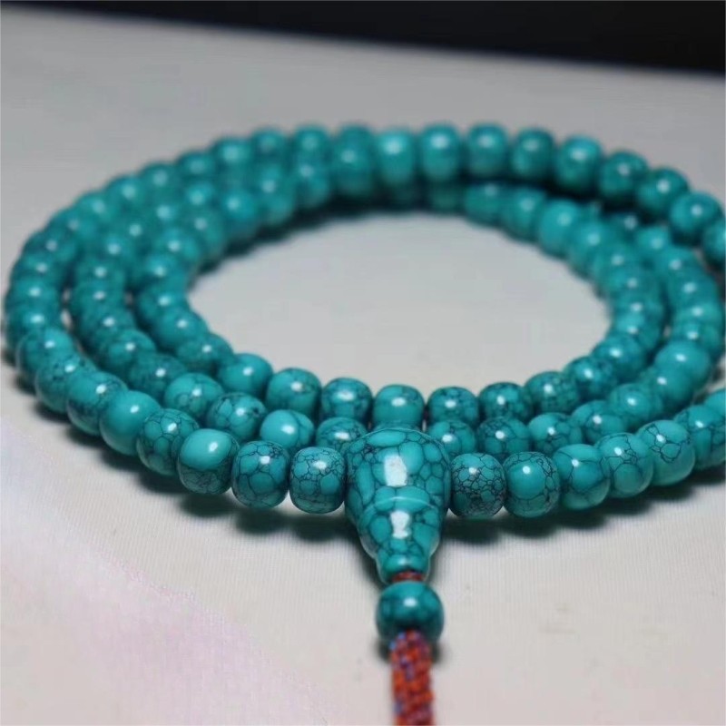 项链散珠长珠108颗佛珠多圈手链手串衣服配饰毛衣链