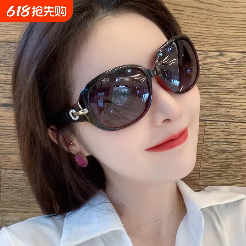 女士偏光太阳镜墨镜女2026大框防紫外线开车明星同款高清遮阳时尚