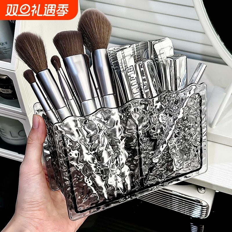桌面化妆刷收纳筒大容量