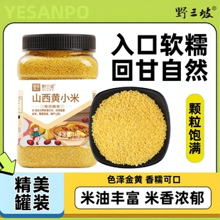 野三坡黄小米新米农家5斤小黄米农家粮食山西糯小米粥五谷杂粮