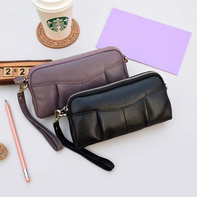 手拿包女小手包2026新款欧美大容量手抓包潮流时尚零钱收纳手机包