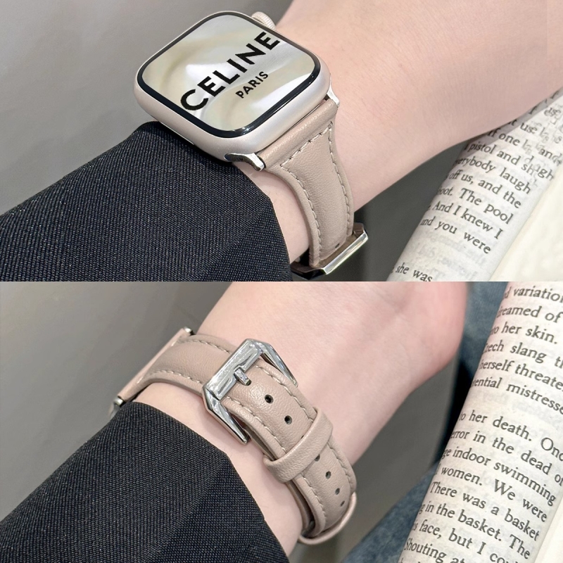 适用iwatch8表带applewatch9苹果S9手表S8真皮S7夏天7个性SE小众新品S10女生10高级ultra智能watch运动新款