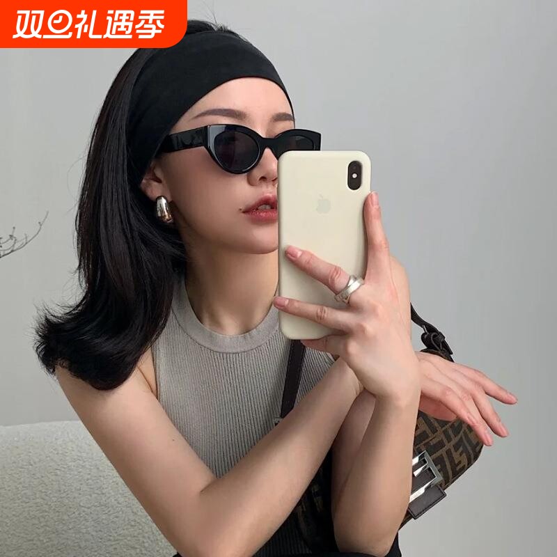 防滑运动高弹力宽边发带月子头套吸汗个性头巾女款秋冬发饰品头饰