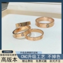 戒指男女18Klove满天星情侣对戒指环不掉色中指克拉三环测量手工