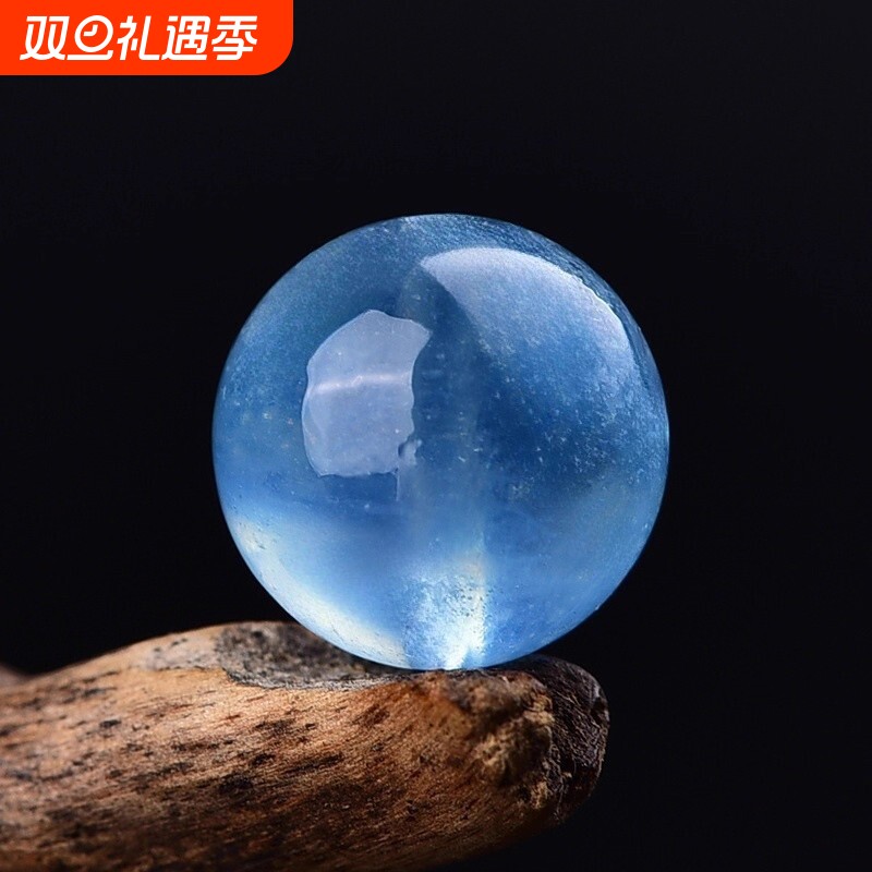 海蓝宝散珠轻奢高级感水晶手链珠子多宝手串DIY配饰女