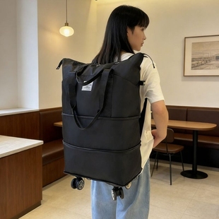 万向轮旅行包防水大容量装被子行李包折叠行李箱收纳袋拉杆牛津布