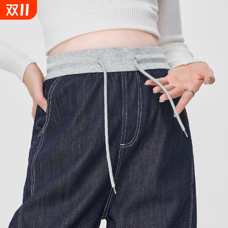 masanon孕妇牛仔裤春秋外穿