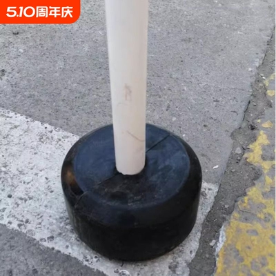 二轮三轮摩托车驾驶员绕桩杆红白练车杆标识杆绕杆标志杆钢铁底座