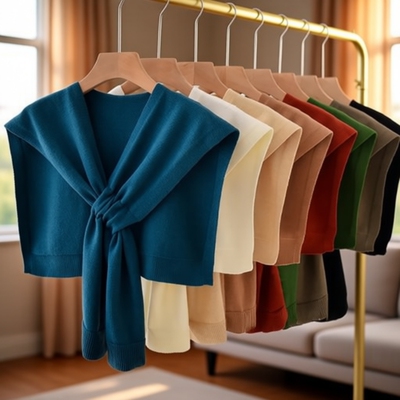 衣万念春秋季网红披肩英伦潮流女