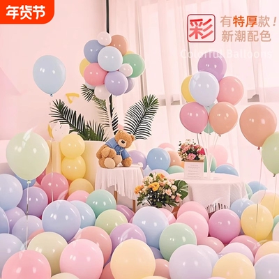 彩色加厚装饰气球|超1.3万次加购