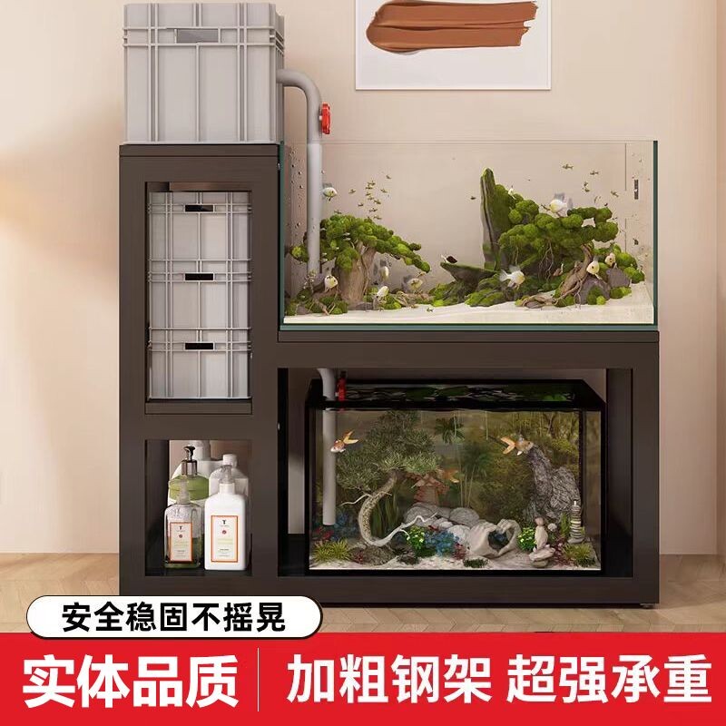 鱼缸架鱼缸柜鱼缸桌龟缸架鱼缸底座金属钢架超强承重多层鱼缸架子