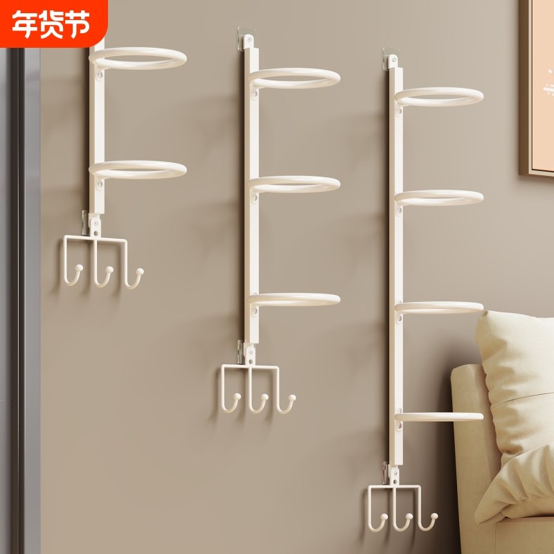 篮球收纳架家用免打孔墙上足球排球羽毛球摆放置物架球类收纳神器,收纳整理,运动器材收纳用具,淘宝优惠券,粉丝福利购,淘宝优惠卷