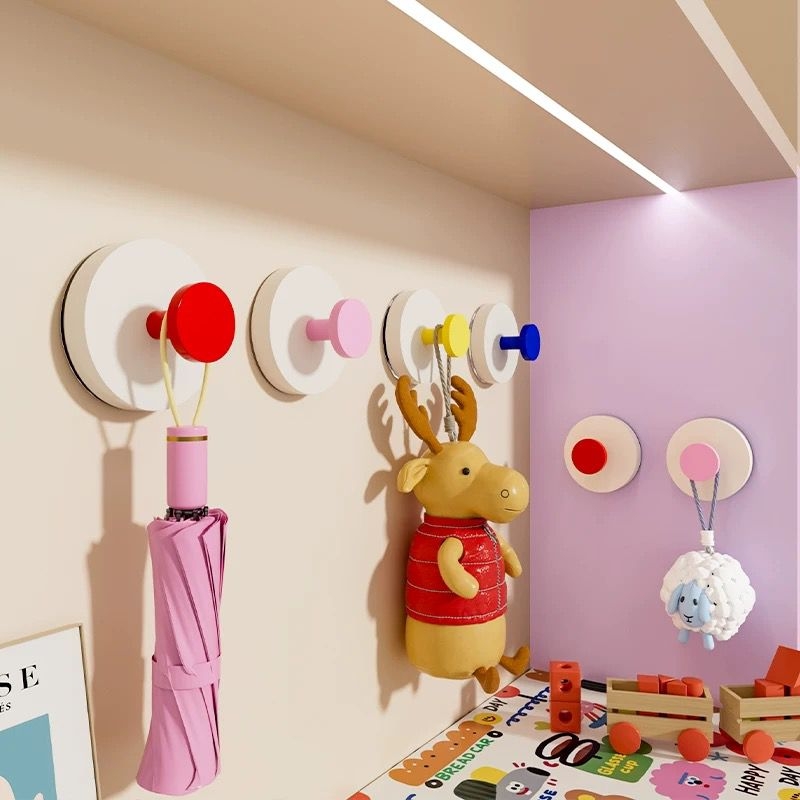 吸盘挂钩强力承重粘胶免打孔入户玄关门口放钥匙神器帽子厨房宿舍