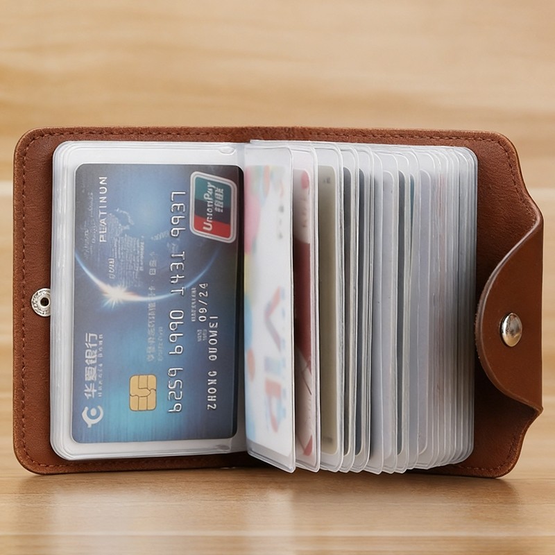 卡包2026男款大容量多卡位银行卡名片夹证件收纳包防消磁身份证