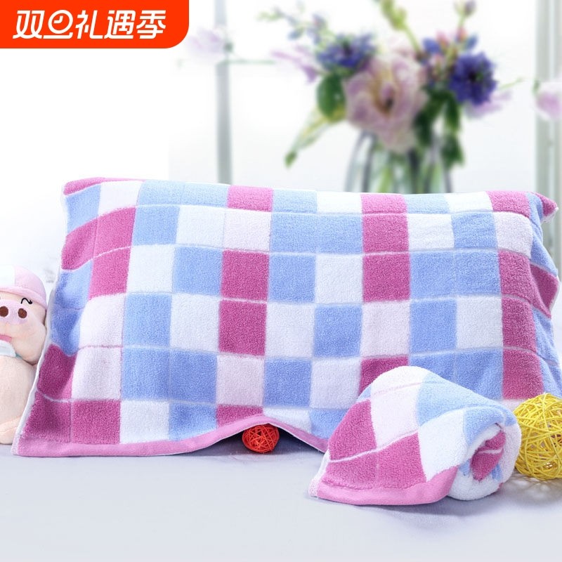 正品纯棉枕巾加厚柔软一对装 全棉亲肤吸汗卡通绣花枕头巾回送礼