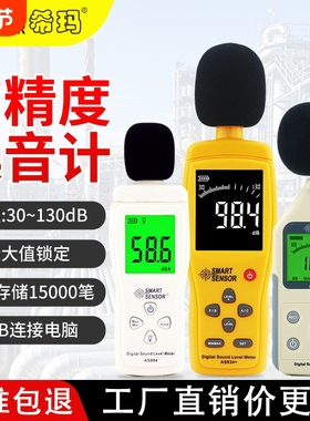 噪音计专业分贝测试仪家用噪声测量声音声级检测AS804监测仪器