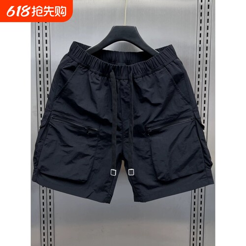 工装短裤男夏季冰丝速干五分裤