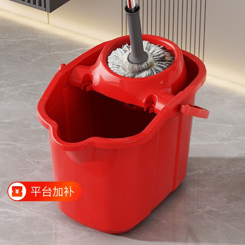 加厚拖把桶拖地桶塑料家用地拖桶墩布老式拖布桶拖把套装大容量