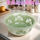双层加深加厚食品级塑料宝宝PP洗脸盆婴儿盆泡脚盆耐高温圆形大号
