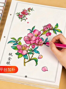 本草纲目儿童涂色本|千人加购