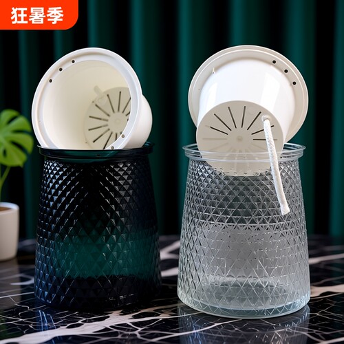 繁星花盆加厚透明懒人自吸水