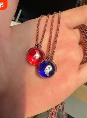 哪吒魔童闹海魔童降世衍生哪吒敖丙藕饼周边灵珠魔丸项链吊坠