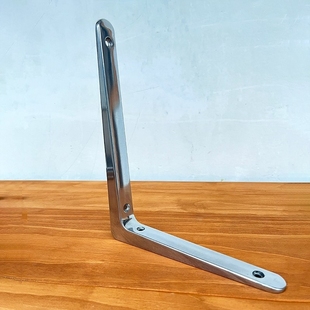 墙上三角支架一字板支撑架隔板支架托架直角铝材金属角码层板托