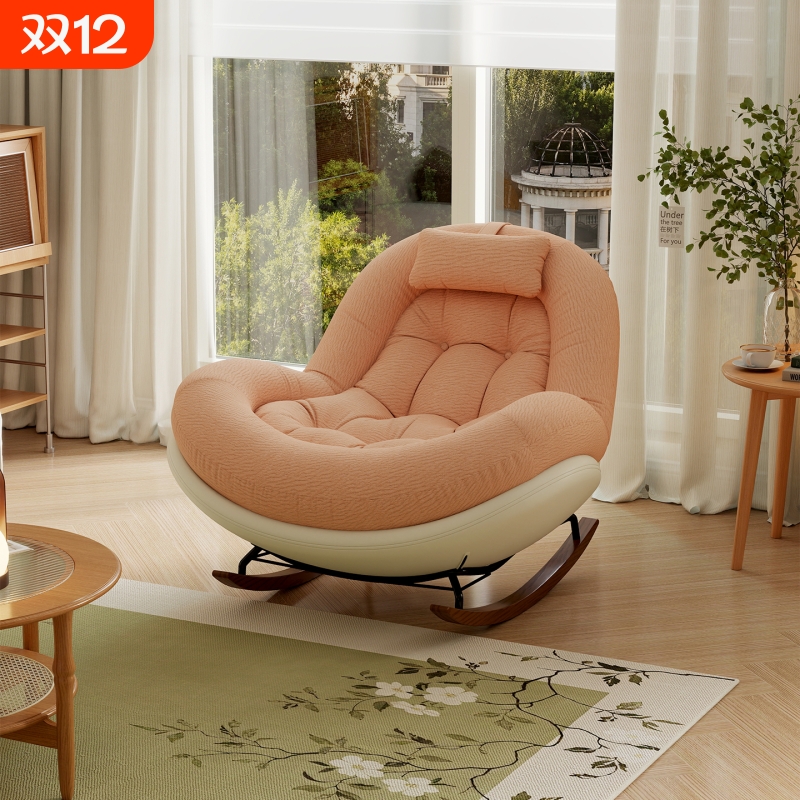 摇椅大人躺椅家用阳台休闲单人客厅2025新款懒人摇摇椅沙发椅可睡