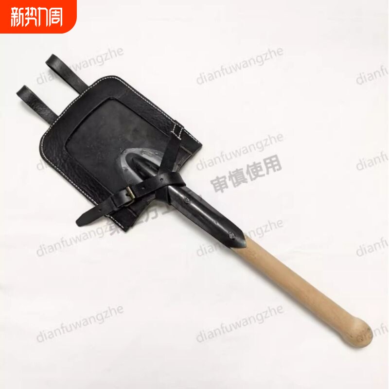 德国直柄铁锹(经济款) 铁铲带皮套  战壕锹 多功能锹 工冰锹