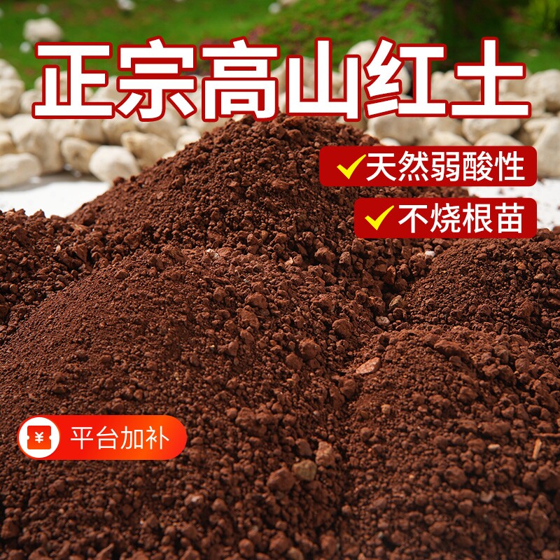 云南红土红泥酸性土栀子花茉莉茶花盆栽阳台专用土种花土营养土