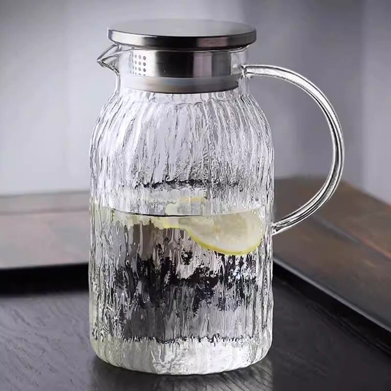 高颜值耐热玻璃冷水壶耐用凉白开水壶家用果茶壶防烫耐高温大容量