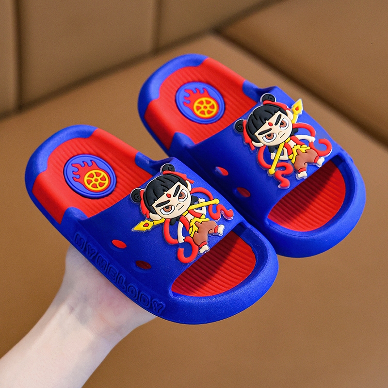 哪吒卡通防滑凉拖男女童四季通用